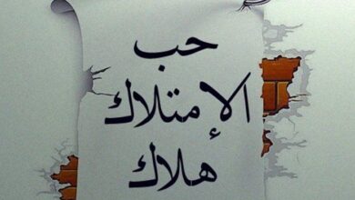 ما معنى حب التملك