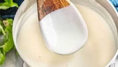 صوص البشاميل المثالي بدون تكتل