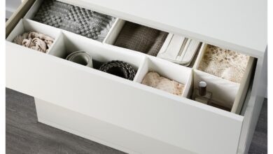 تنظيم الأدراج والكومودينو