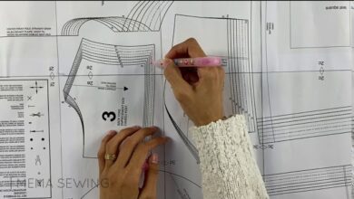 سحب الباترون من الملابس الجاهزة بذكاء