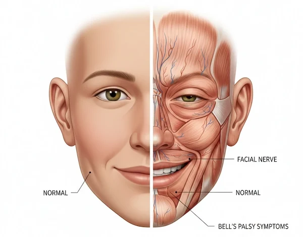 أسباب التهاب العصب السابع